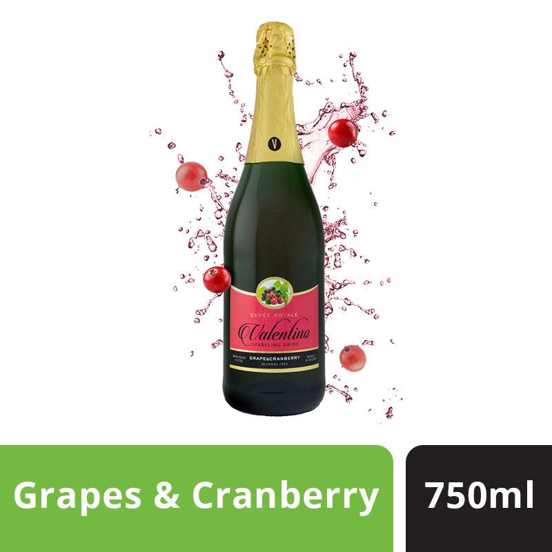 Sparkling Grape And Cranberry Drink