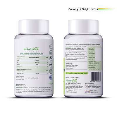 Health Veda Organics Alpha Lipoic Acid Capsules