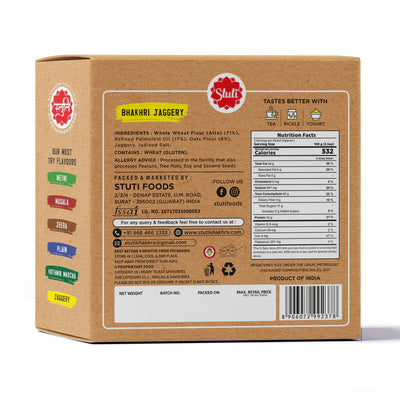 Stuti Jaggery Dry Bhakhri | 200 gms
