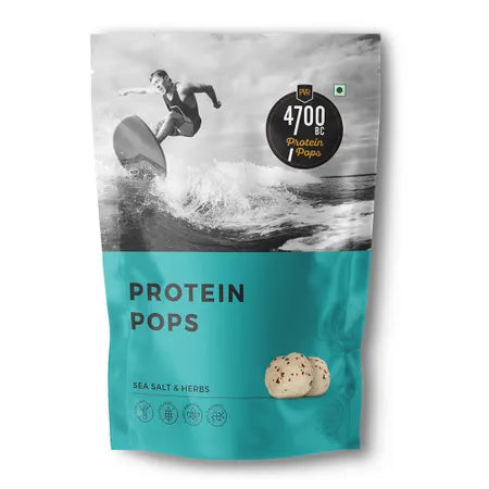 4700BC Protein Pops Makhana Salt & Herbs Pouch - 40GM