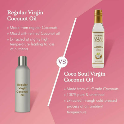 Coco Soul Cold Pressed Natural Virgin Coconut Oil