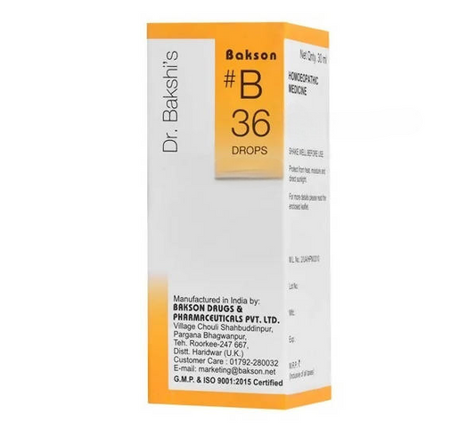 Bakson's Homeopathy B36 Drops