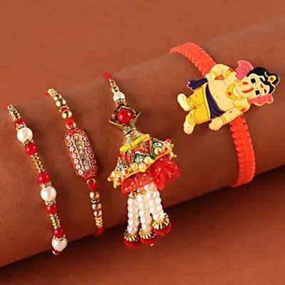 Designer Family Rakhi Set