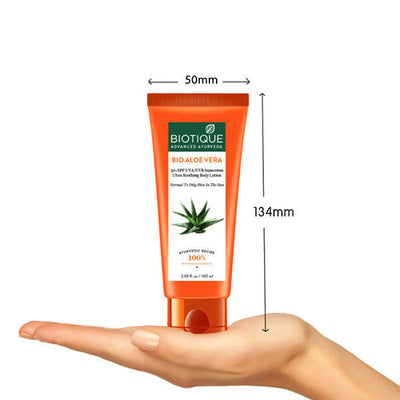 Biotique Bio Aloe Vera 30+ SPF Sunscreen Ultra Soothing Body Lotion