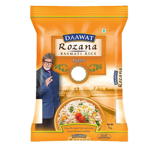 Daawat Basmati Rice - Rozana Super , 1KG