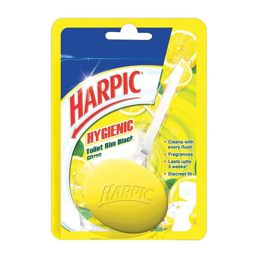Harpic Hygienic Toilet Rim Block - Citrus, 26 g