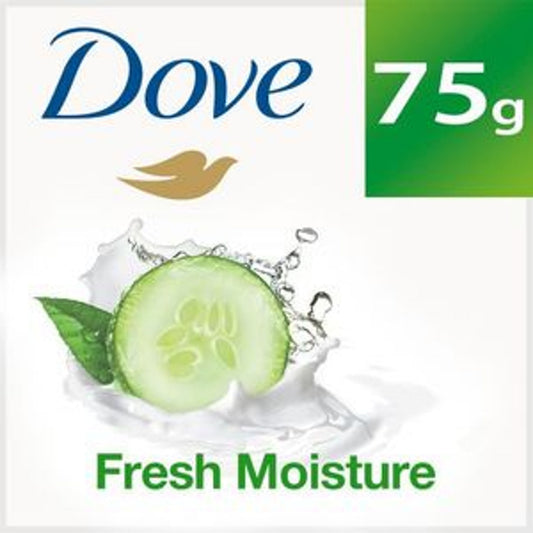 Dove Go Fresh Moisture Cucumber & Green Tea Beauty Bathing Bar, Has 1/4th Moisturizing Cream