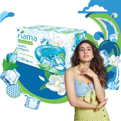 Fiama Menthol and Magnolia Cool Gel Bar