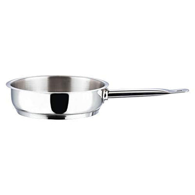 Vinod Stainless Steel Induction Friendly Tuscany Set 5 Pieces - Saucepan (14 cm/1.3 Litre), 3 Cassseroles (14 cm,16 cm & 18 cm/1.3,2 & 2.8 Litre), Frypan (18 cm) & 3 Glass Lids