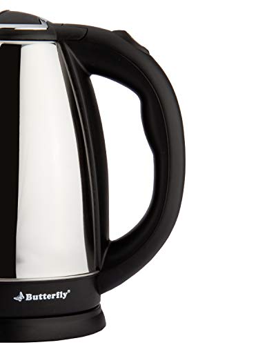 Butterfly EKN 1.8L 1500 Watt Electric Water Kettle (Stainless Steel) (Indian Plug)