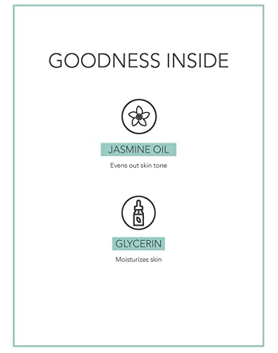 8x Fabessentials Jasmine Glycerin Bathing Bar | with Natural Bioactives | for Deep Cleansing, Refreshing and Soothing Skin | Vegan & Toxin Free - 100 gm Pack of 8