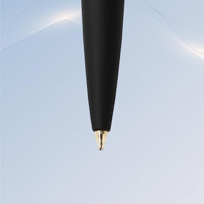 Parker Vector Standard Chrome Gold Trim Ball Pen - Blue Ink, Pack Of 1