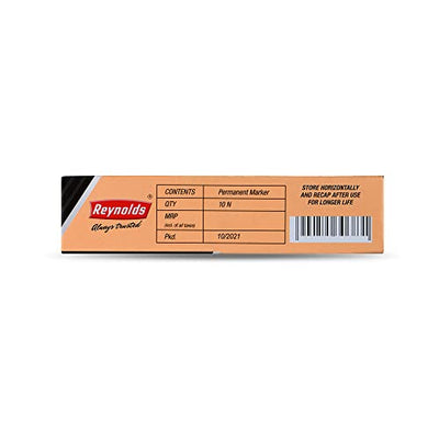 Reynolds HD permanent marker - Blue Ink, Pack of 10