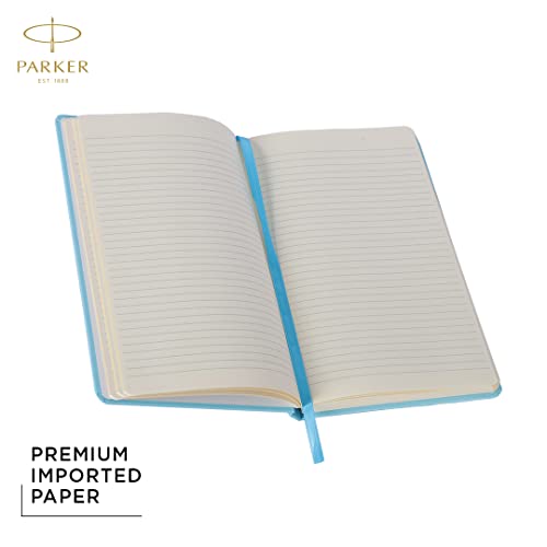 Parker Jotter Standard Chrome Trim Ball Pen With Blue Notebook Gift Set - Blue Ink, Pack Of 1