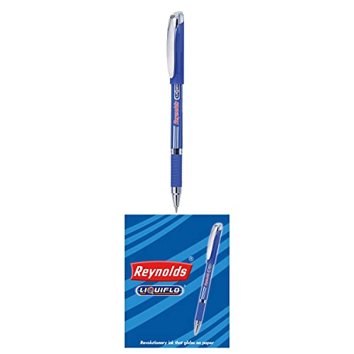 Reynolds Liquiglide 1mm Ball Pen- Blue Ink, Pack of 7