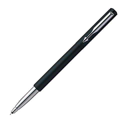 Parker Vector Matte Black Roller Ball Pen - Blue Ink, Pack Of 1