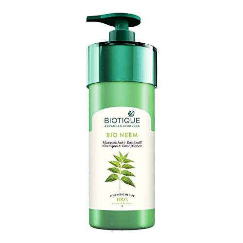 Biotique Bio Neem Margosa Anti Dandruff Shampoo and Conditioner, 800ml
