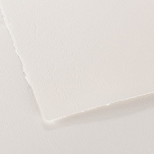 Arches Watercolour 185 GSM Cold Pressed Natural White 56 x 76 cm Paper Sheets, 10 Sheets