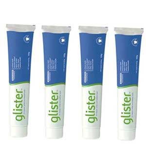 4x Amway Glister Toothpaste 4 Packs Of Pack, 100ml each