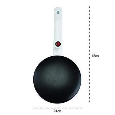BIRZAR Nonstick Electric Griddle & Crepe Maker | Multi-Purpose Dosa, Pancake, Chapati, and Pizza Maker | Auto Power Off | Lightweight & Portable Design for Home & Outdoor Use