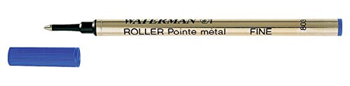 Waterman Roller Ball Pen Refill Blister Pack - Blue Fine