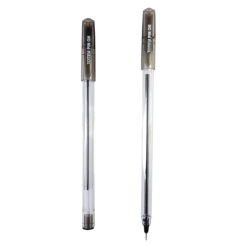 Totem Pin On Ball Pens(Black Ink 20 Pcs)