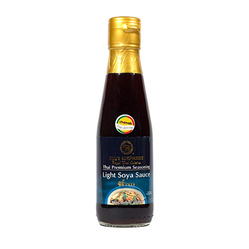 4x Blue Elephant Thai Light SOYA Sauce, 200ml each - Pack of 4