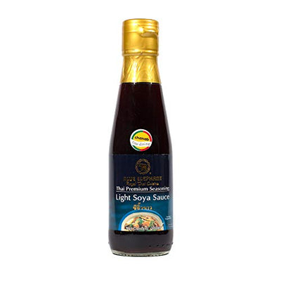 4x Blue Elephant Thai Light SOYA Sauce, 200ml each - Pack of 4