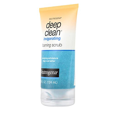 Neutrogena Deep Clean Invigorating Foaming Scrub, 4.2 Ounce