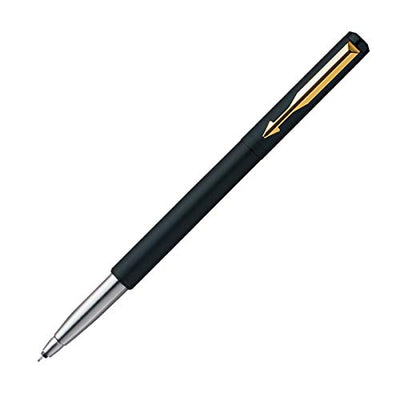 Parker Moments Vector Gold Trim Roller Ball Pen - Blue Ink, Pack Of 1