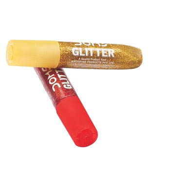 Doms Glitter Tubes 6 Shades Pouch Pack