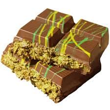 DECADENT FOODS Kunafa Dubai Milk Chocolate With Pistachio Cream Smooth And Delicious 140Gm (Red Edition)