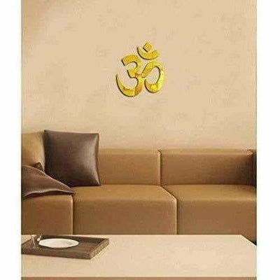 Gold Color - OM 3D Acrylic Mirror Wall Stickers