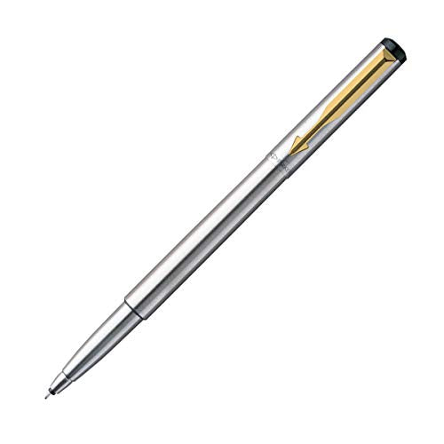 Parker Moments Vector Gold Trim Roller Ball Pen - Blue Ink, Pack Of 1
