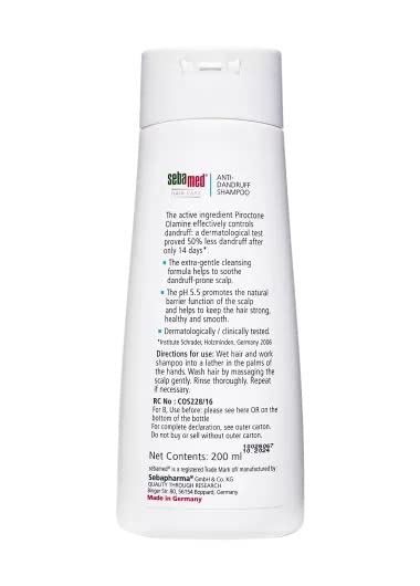 Sebamed Anti dandruff Shampoo 200ml (Tall Pack)