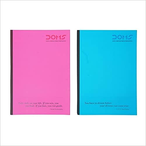 Doms Neon Series Soft Bound Notebook - Unruled