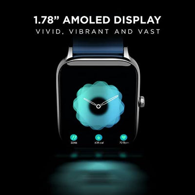 boAt Xtend Pro Smart Watch with Advanced Dedicated Bluetooth Calling Chip, Coins,Dial Pad, 1.78 AMOLED Display,ASAP (Fast) Charge,700+ Active Modes,Health Ecosystem(Deep Blue)