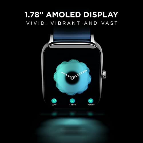 boAt Xtend Pro Smart Watch with Advanced Dedicated Bluetooth Calling Chip, Coins,Dial Pad, 1.78 AMOLED Display,ASAP (Fast) Charge,700+ Active Modes,Health Ecosystem(Deep Blue)
