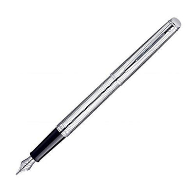 Waterman Hemisphere Dlx Metal CT FP Pen(Fine Nib)