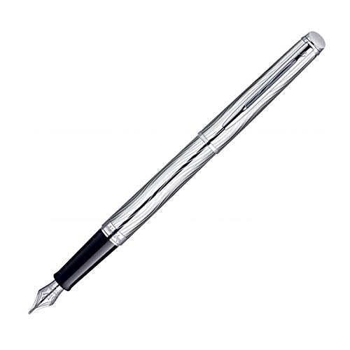 Waterman Hemisphere Dlx Metal CT FP Pen(Fine Nib)