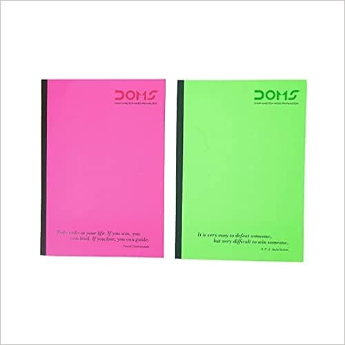 Doms Neon Series Soft Bound Notebook - Single Line