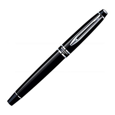 Waterman Expert Black Chrome Trim Roller Ball Pen
