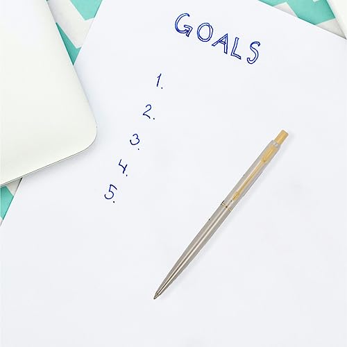 Parker Moments Classic Gold Trim Ball Pen - Blue Ink, Pack Of 1