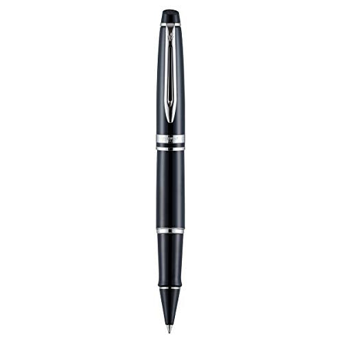Waterman Expert Mars Black Chrome Trim Roller Ball Pen
