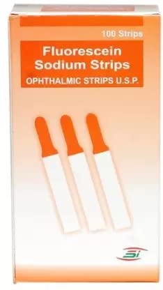 Eyevision Fluorescein Sodium Ophthalmic Strip Ph Test Strip (5.5-515)