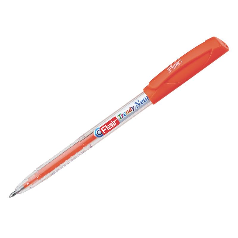 Flair Trendy Neon 10 Pcs Gel Pen, Bilster Pack  Multicolour