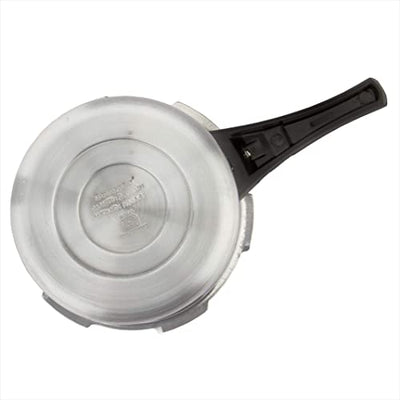 Butterfly Cordial 2 L, 3 L & 5 L Non Induction Bottom Outer Lid Pressure Cooker (Aluminium, Silver), Small (Indian Plug)