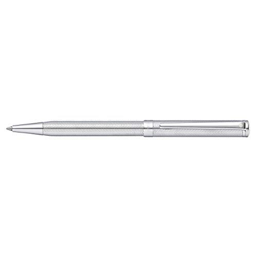 Sheaffer Intensity 9241 Engraved Chrome With Chrome Plated Trim Ballpoint Pen