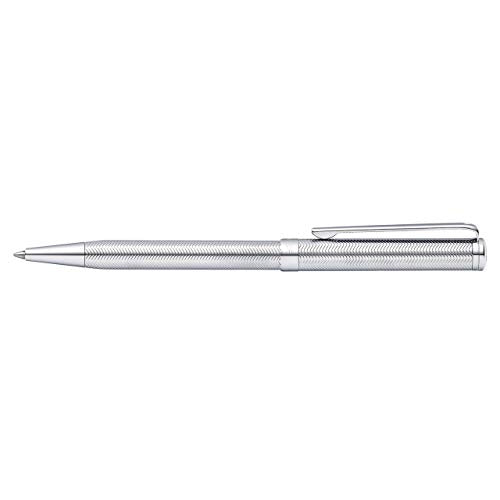 Sheaffer Intensity 9241 Engraved Chrome With Chrome Plated Trim Ballpoint Pen