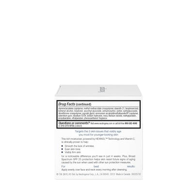 Neutrogena Triple Age Repair Anti Wrinkle Daily Facial Moisturizer With Vitamin C And Spf 25, 48 g